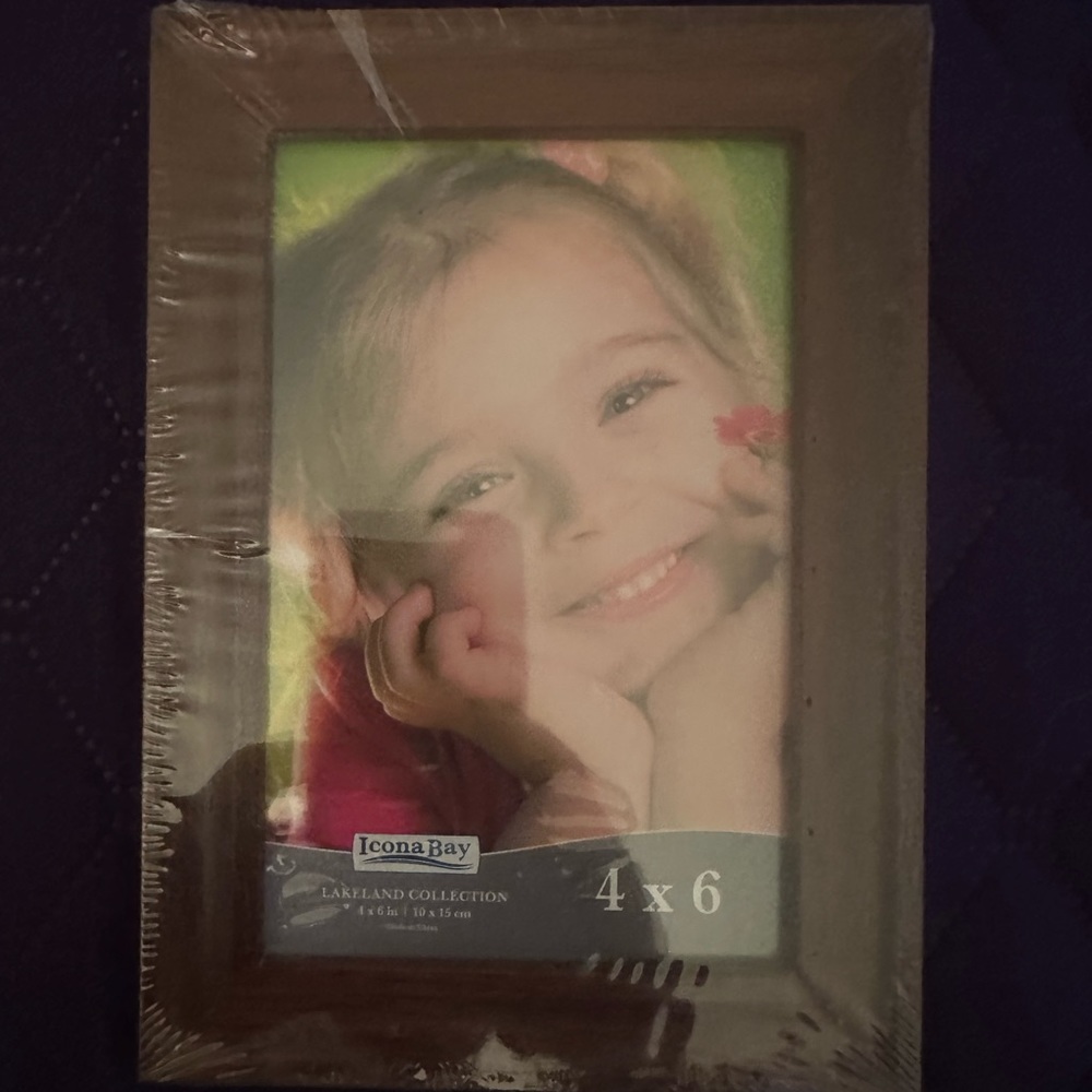 4X6 Picture Frame - Finish: Teak